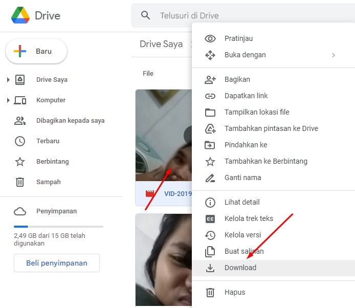 download video google drive
