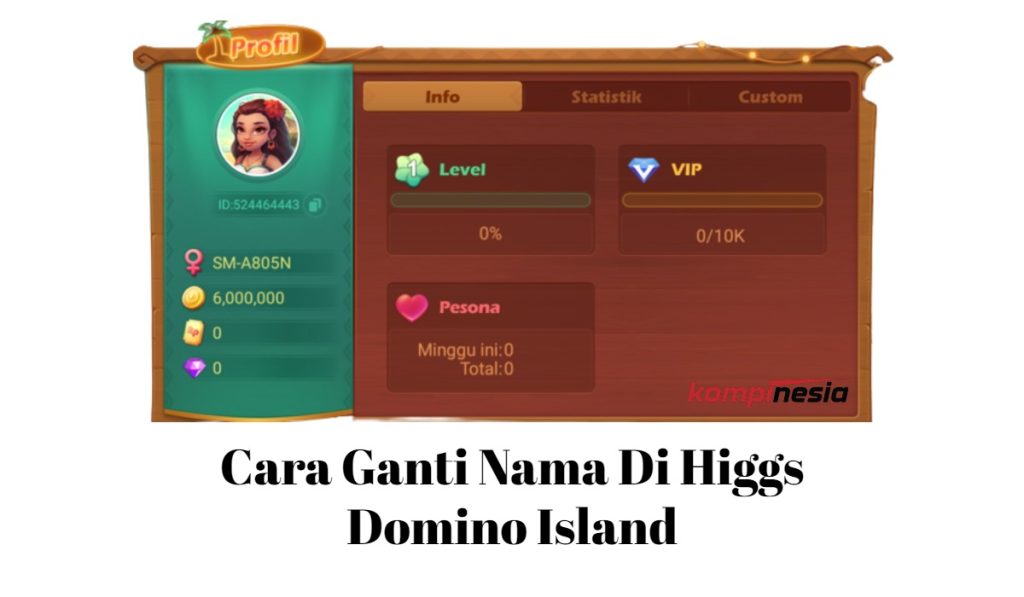 Cara Ganti Nama Di Higgs Domino Island