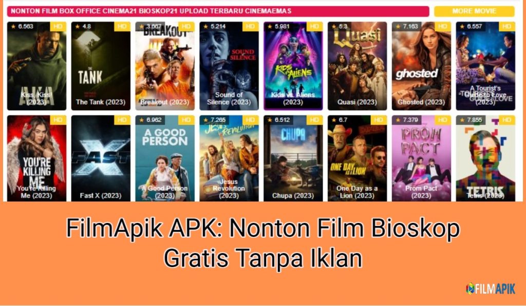 FilmApik APK: Nonton Film Bioskop Gratis Tanpa Iklan