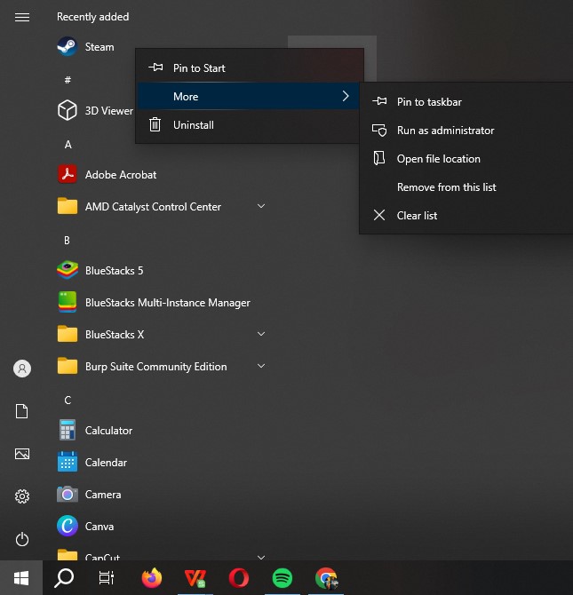 2 Cara Menampilkan Aplikasi Di Layar Laptop Windows 10 0989
