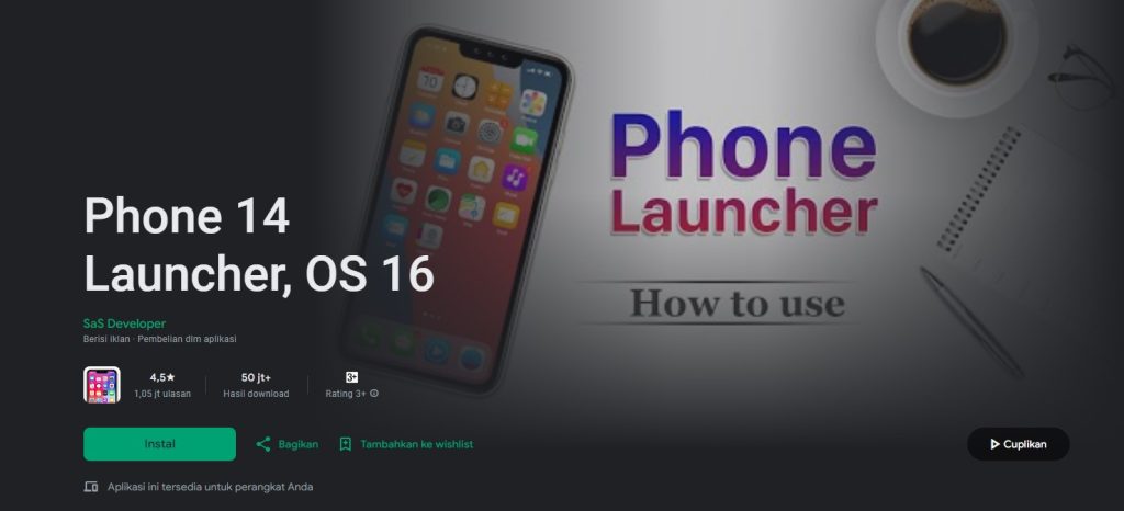Phone 14 Launcher OS 16
