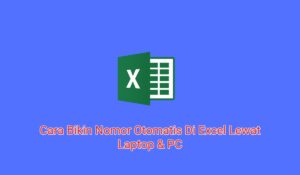 4+ Cara Bikin Nomor Otomatis Di Excel Lewat Laptop & PC